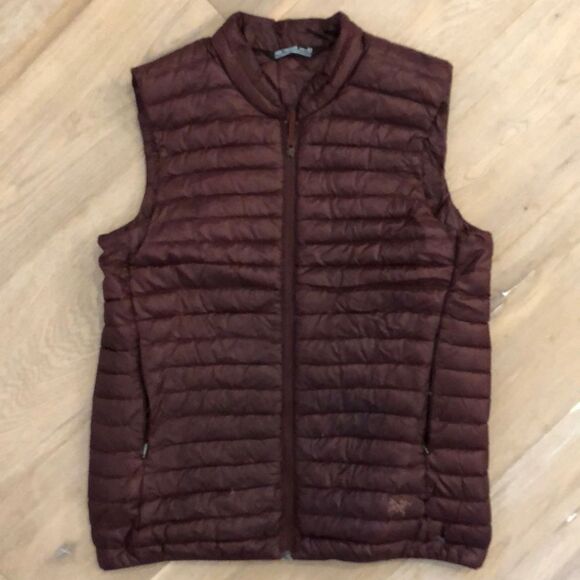 Arc’teryx Brown Puffer Vest with Zip Pockets (S) - Picture 1 of 6